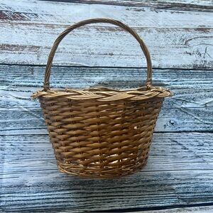 Woven Basket with Handle 14in x 12in